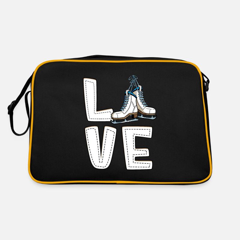 Eislaufen Retro Tasche