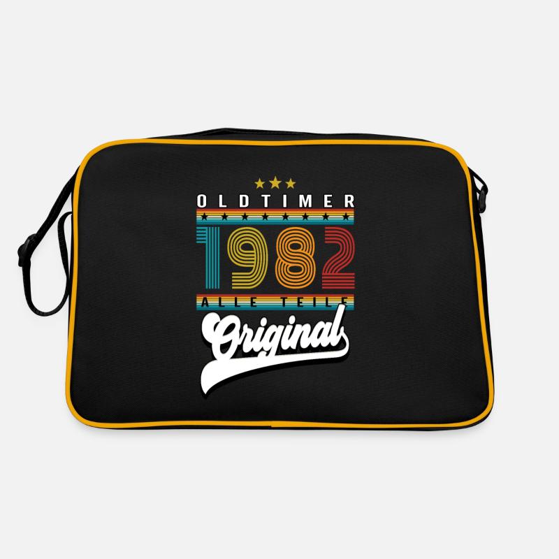 Oldtimer 1982 Geburtstag Retro Tasche