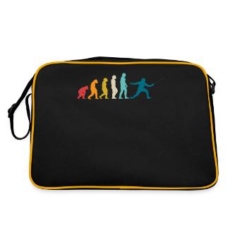 escrime - Sac Retro - noir/or - Dos