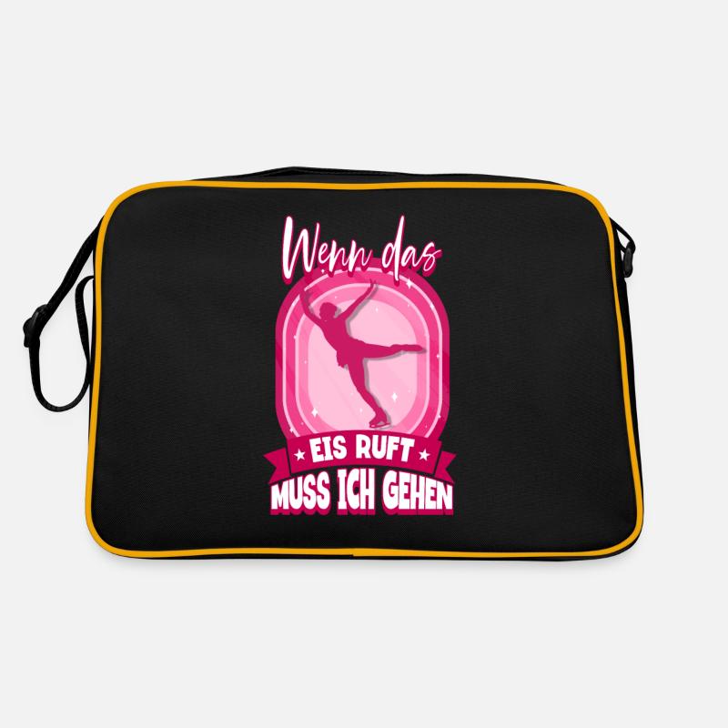 Eislaufen Retro Tasche