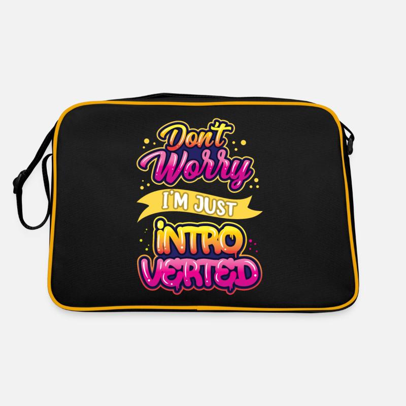 Ne vous inquiétez pas, je suis juste introverti timide Sac Retro