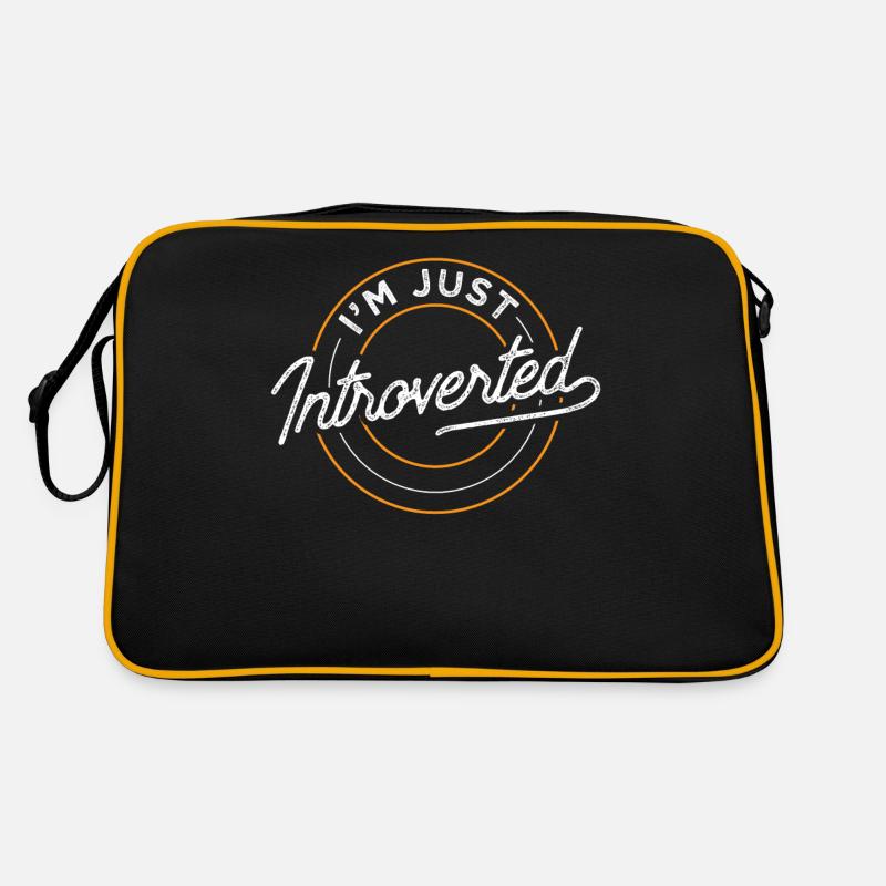 I'm just an introverted introvert Retro Bag