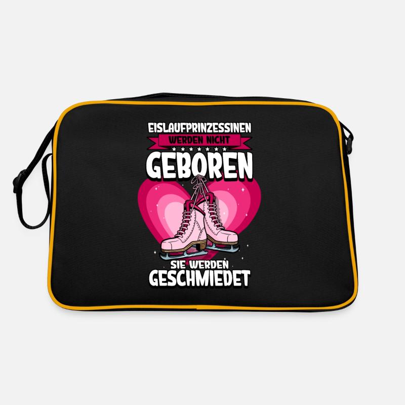 Eislaufen Retro Tasche