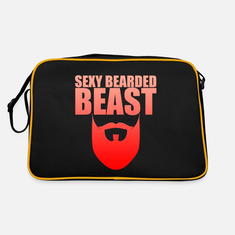 Sexy Bearded Beast 2 Retro Tasche