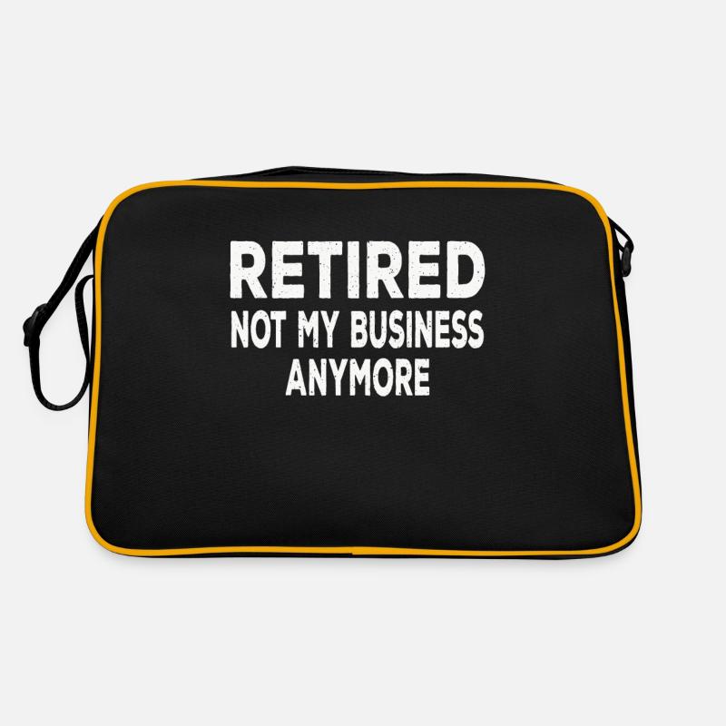 Retired not my bussines anymore Retro Bag