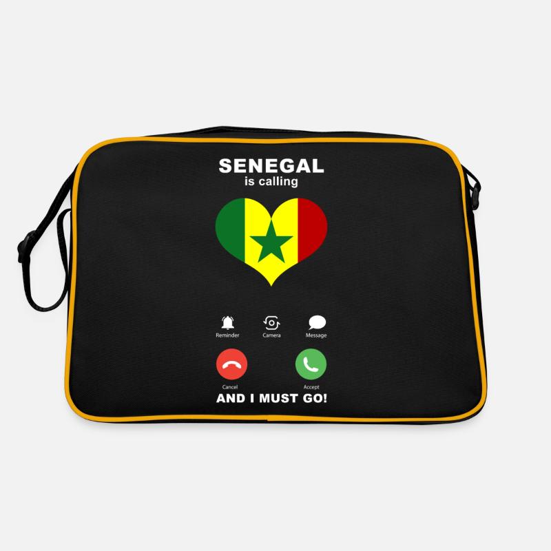 Senegal is calling Senegal Heart Souvenir Retro Bag