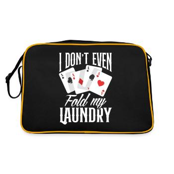 Poker Player Poker Player Poker Gift - Retro Bag - black/gold - Back