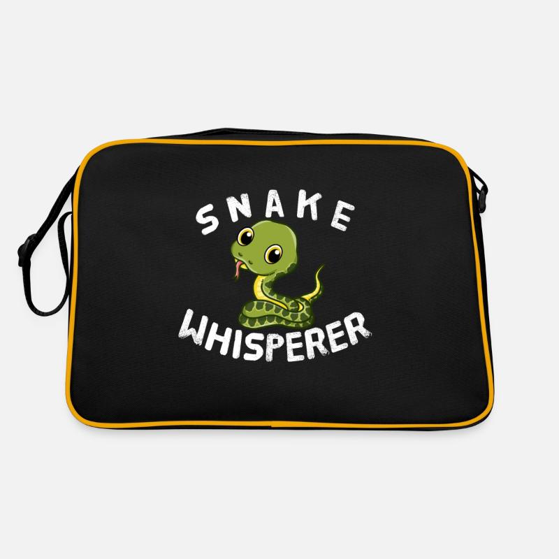 Funny Snake Lover Snake Whisperer Retro Bag