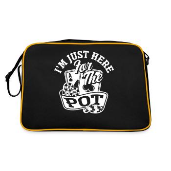 Poker Player Poker Player Poker Gift - Retro Bag - black/gold - Back