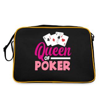 Poker Player Poker Player Poker Gift - Retro Bag - black/gold - Back