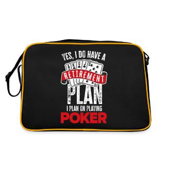 Poker Players Poker Players Poker Gift Pension - Retro Bag - black/gold - Back