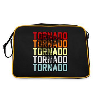 Tornado - Retro Bag - black/gold - Back
