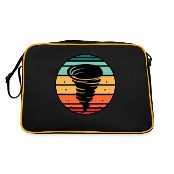 Tornado - Retro Bag - black/gold - Back