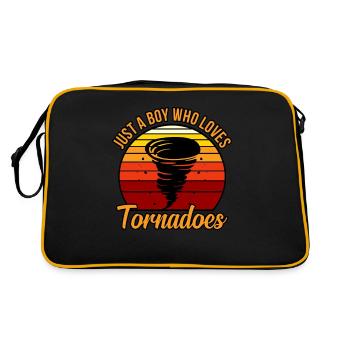 Tornado - Retro Bag - black/gold - Back