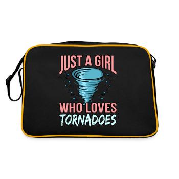 Tornado - Retro Bag - black/gold - Back