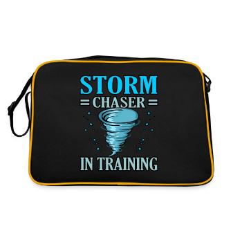 Tornado - Retro Bag - black/gold - Back