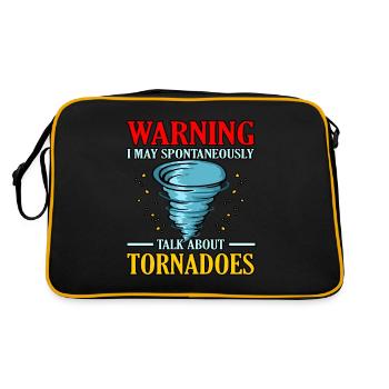Tornado - Retro Bag - black/gold - Back