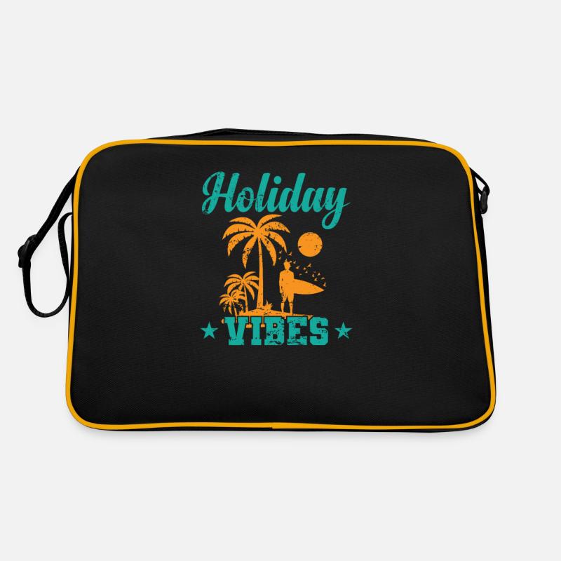 Holiday Vibes Vacances Loisirs Vacances Sac Retro