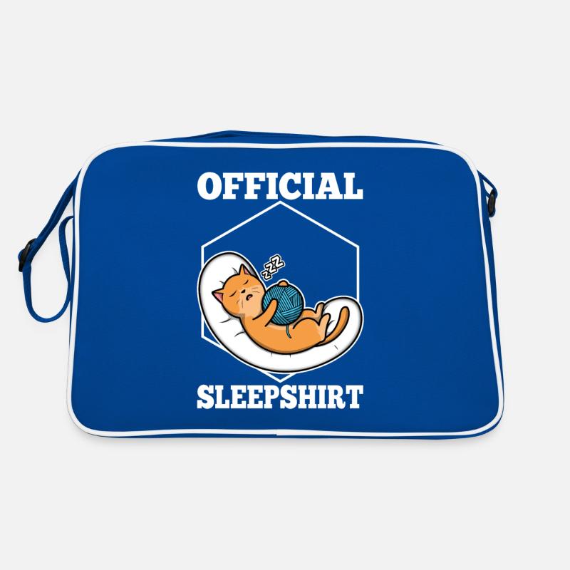 Chemise de sommeil officielle chat Sac Retro