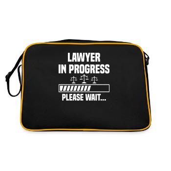 Law Studies State Examination Law University - Retro Bag - black/gold - Back