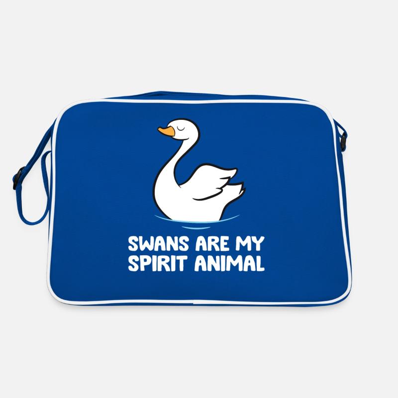 Les cygnes sont mon âme animale Funnier Sac Retro