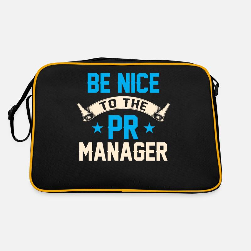 Soyez gentil avec la profession de pr manager Sac Retro