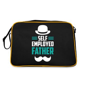 Père indépendant Pigiste Indépendant - Sac Retro - noir/or - Dos