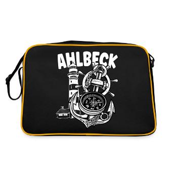 Ahlbeck - Retro Bag - black/gold - Back