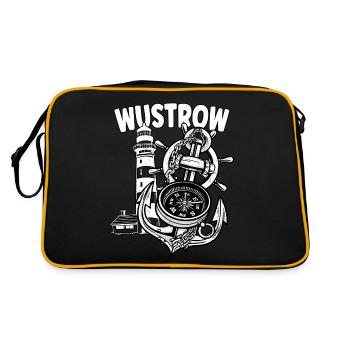 Wustrow - Retro Bag - black/gold - Back