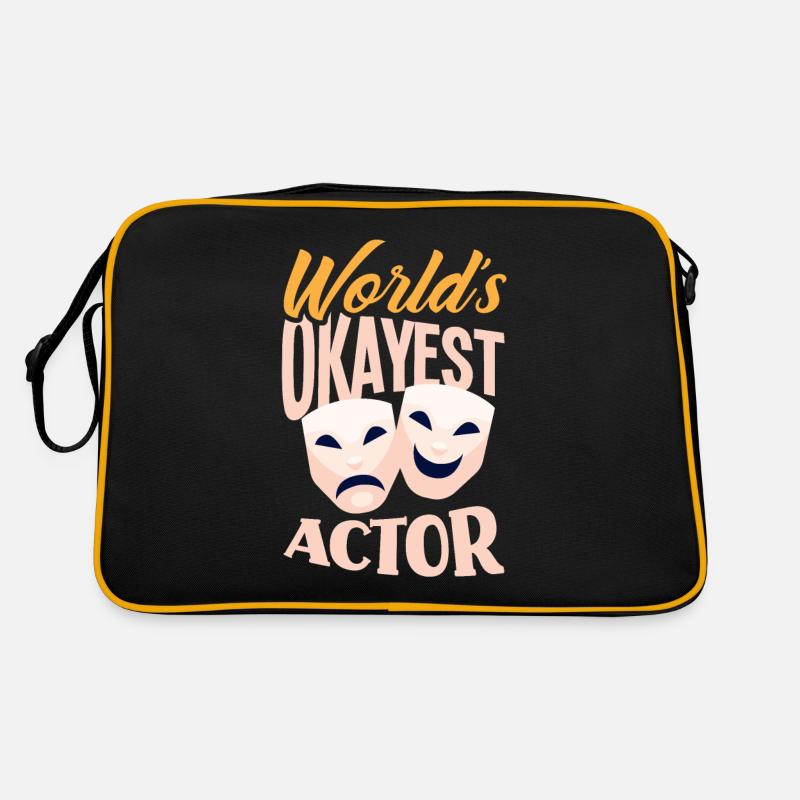 Lustiges Schauspieler Schauspielerin Geschenk Retro Tasche