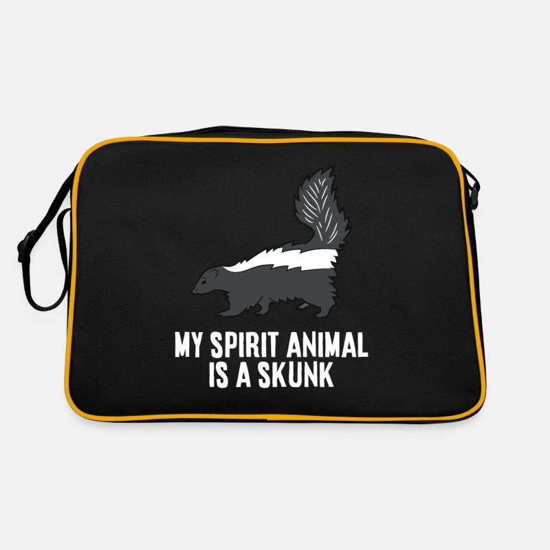 Mon animal d’âme est une mouffette Sac Retro