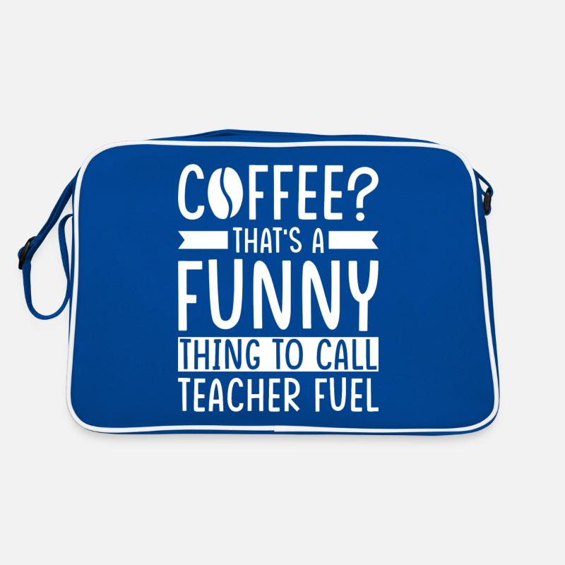 Lehrer Kaffee Spruch Retro Tasche