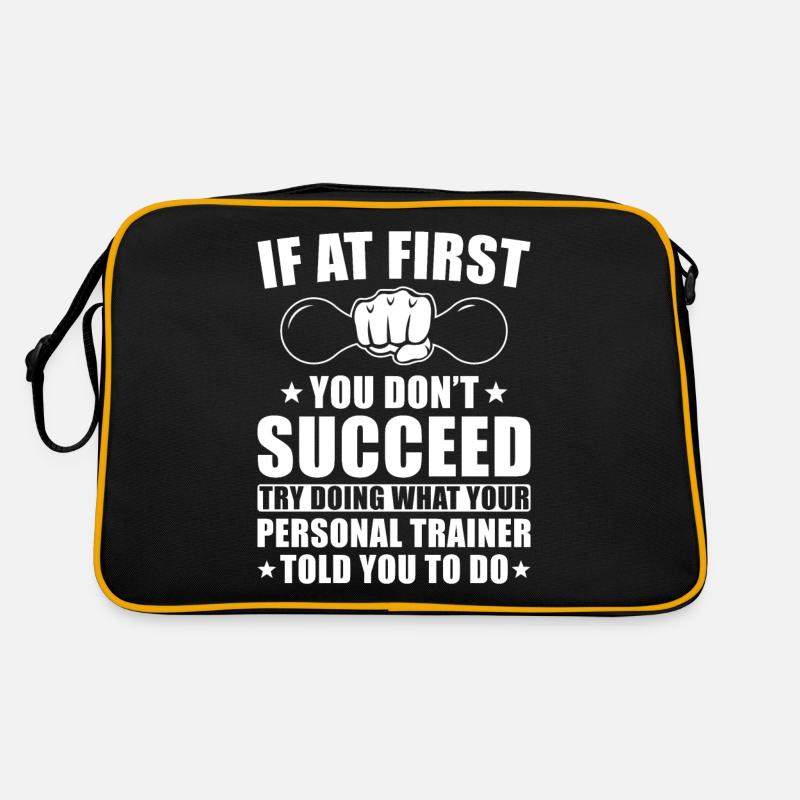 Personal Trainer Geschenk Retro Tasche