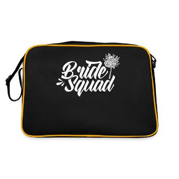Bride Team Party Mariées Mariage - Sac Retro - noir/or - Dos