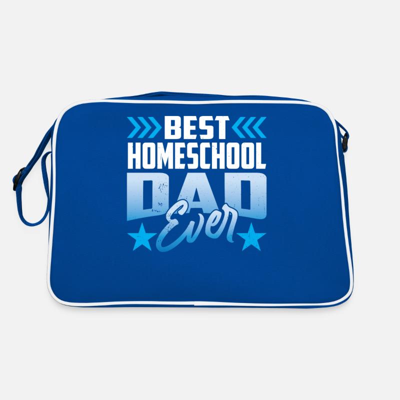Meilleur papa d’école à la maison jamais Homeschooling Sac Retro