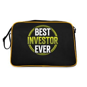 Meilleur investisseur jamais investi Investisseurs - Sac Retro - noir/or - Dos