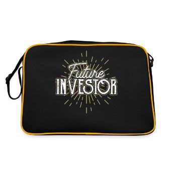 Futur Investisseur Investir Investir - Sac Retro - noir/or - Dos