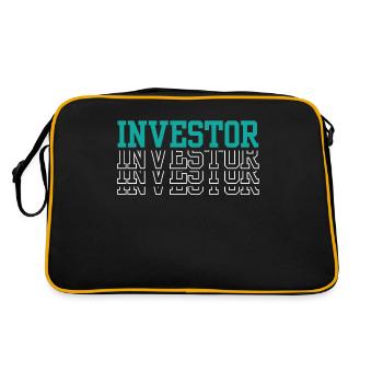 Investisseurs Investir Investisseur Financier Investir - Sac Retro - noir/or - Dos