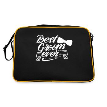 Meilleure fête de mariage de tous les temps - Sac Retro - noir/or - Dos