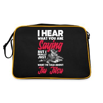 Jiu Jitsu Jiu Jitsu Jiu Jitsu - Retro Bag - black/gold - Back