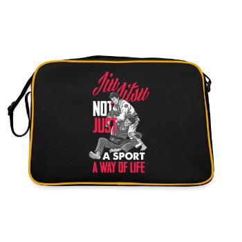 Jiu Jitsu Jiu Jitsu Jiu Jitsu - Retro Bag - black/gold - Back