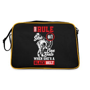Jiu Jitsu Jiu Jitsu Jiu Jitsu - Retro Bag - black/gold - Back
