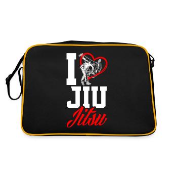 Jiu Jitsu Jiu Jitsu Jiu Jitsu - Retro Bag - black/gold - Back