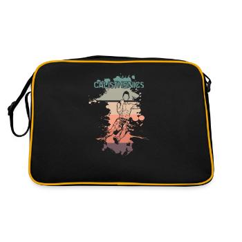 Calisthenics Sport Workout Body Fitness - Sac Retro - noir/or - Dos
