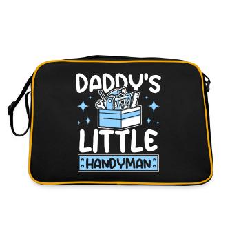 Le petit bricoleur de papa - Sac Retro - noir/or - Dos