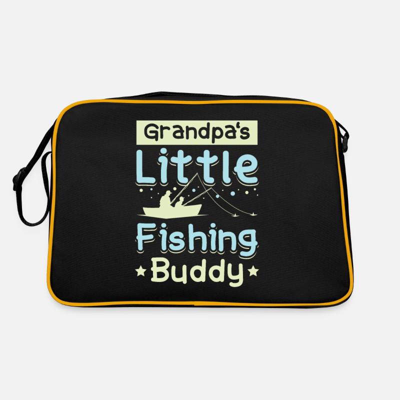 Grand-père petit copain de pêche Sac Retro