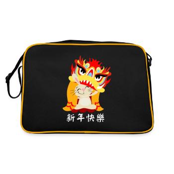 New Year's Eve Party Happy New Year 2023 - Retro Bag - black/gold - Back