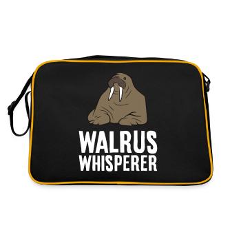 Walrus Whisperer - Retro Bag - black/gold - Back