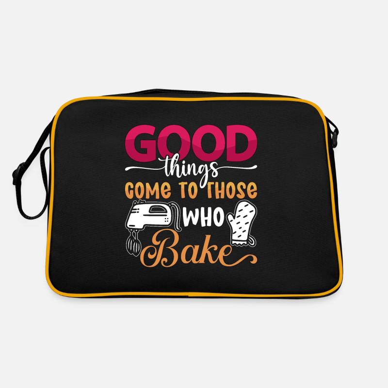 Baker Good Things Come To Those Who Bake Baking Retro Bag