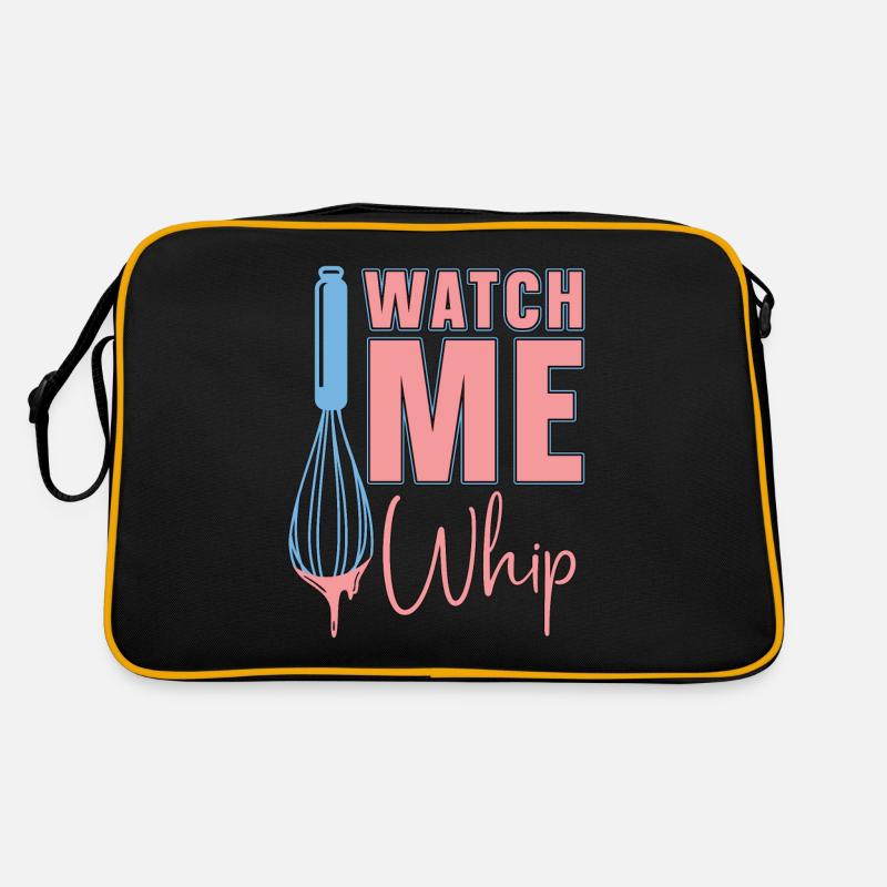 Baker Baking Watch Me Whip Bakery Chef Cake Bake Retro Tasche
